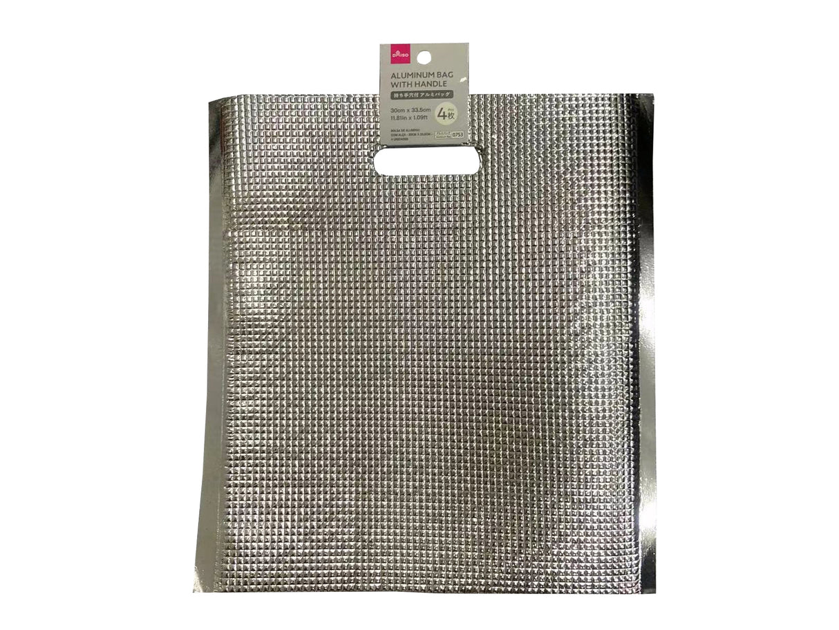 Aluminum Bag with Handle 30cm x 33.5cm 4pcs
