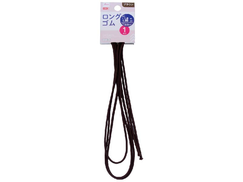 Long Hair Elastic Medium 1.8m Brown