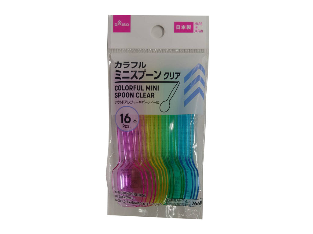 Colorful Mini Spoon Clear
