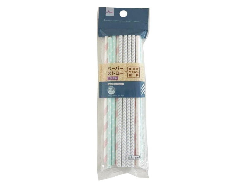 Paper Straw Pastel