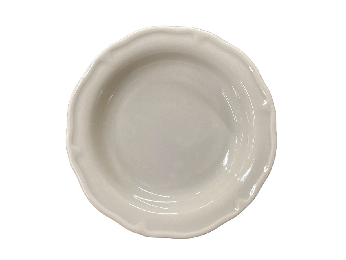 Plate Flower Shape Grey 10cm