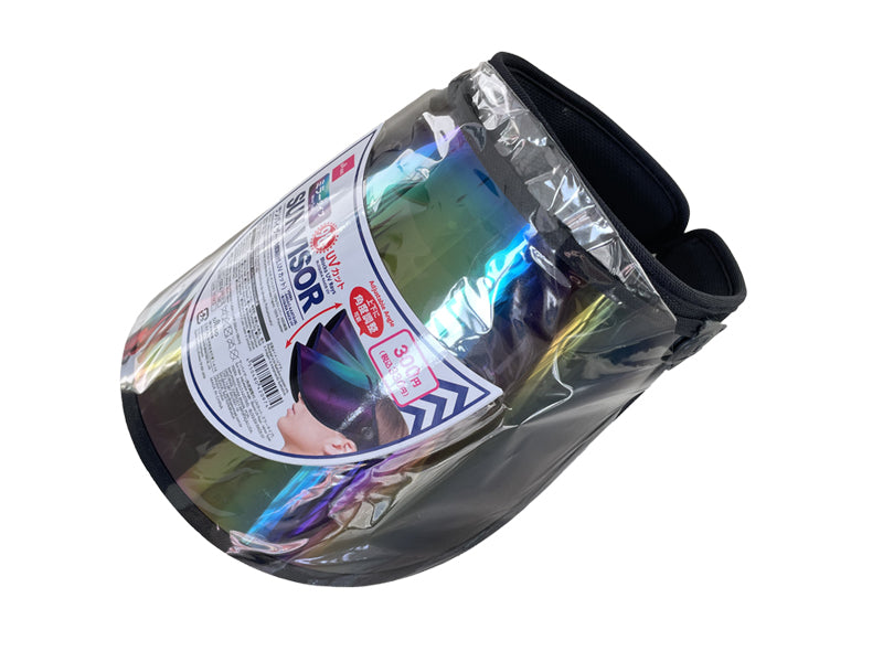 Sun Visor Adjustable Angle Blocks UV Rays Mirror Type