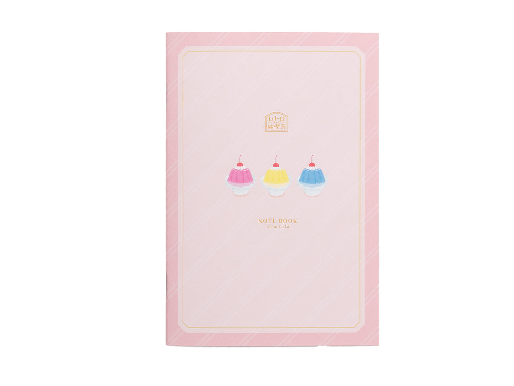 Notebook B6 Grid 3mm Retro Jelly