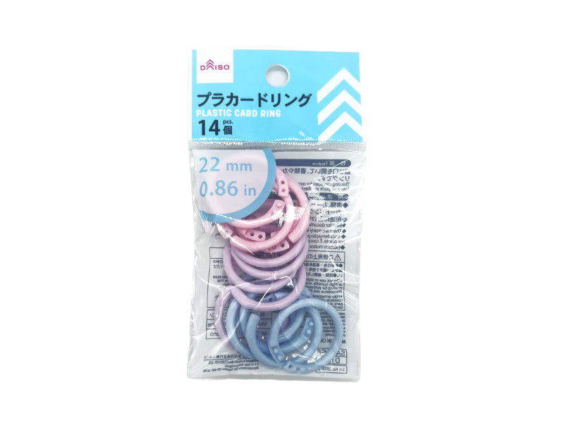 Plastic Card Ring 22mm