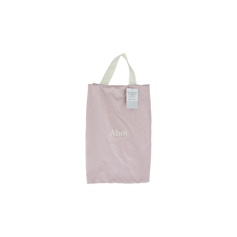 Shoe Storage Case Greetings Pink