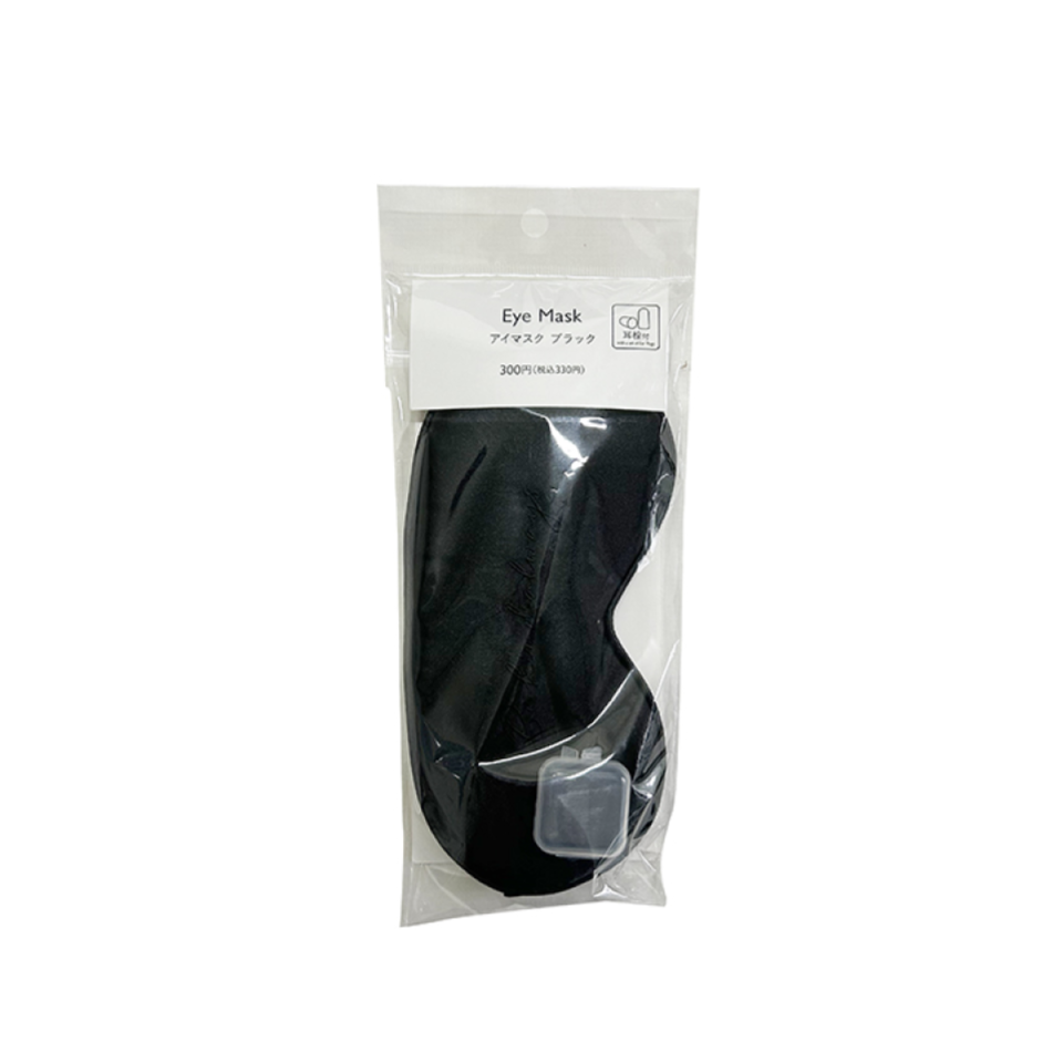 Eye Mask Ear Plug Set Black