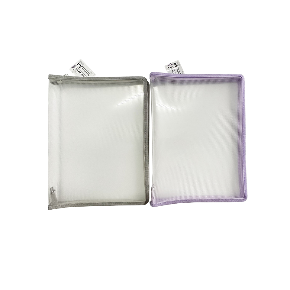 Zipped Case A4 Paletone Purple Gray