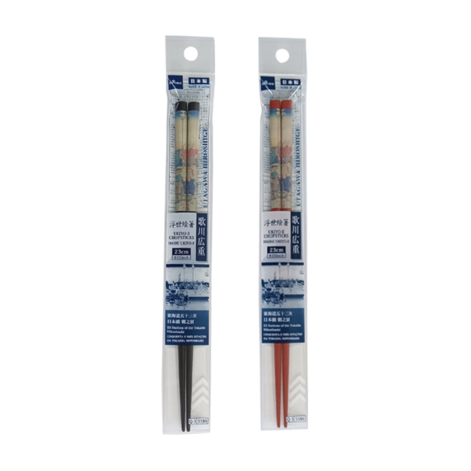 Ukiyo-e Chopsticks 53 Stations of the Tokaido Nihonbashi 23cm