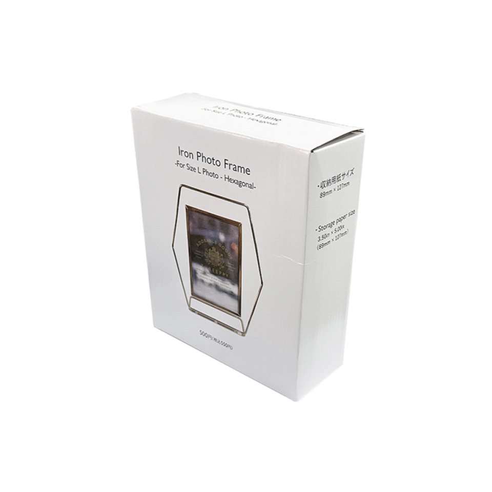 Iron Photo Frame for Size L Photo Hexagonal