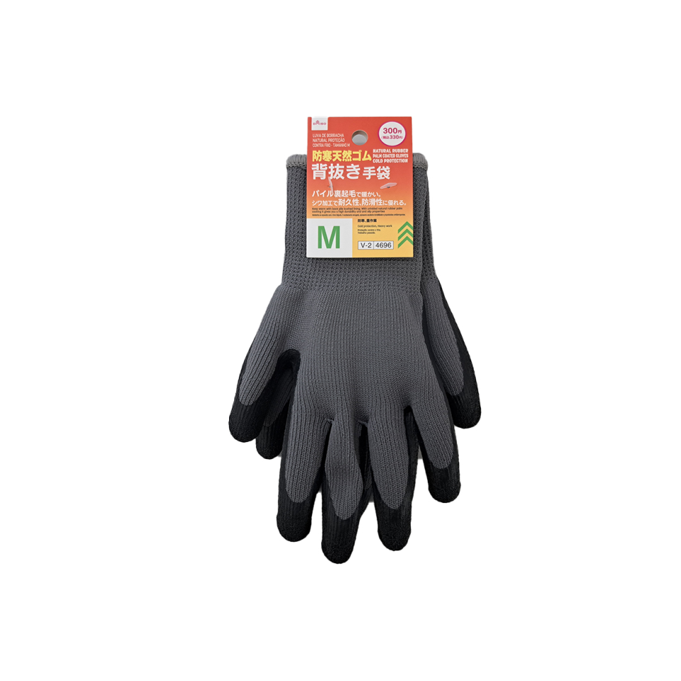 Natural Rubber Palm Coated Gloves Cold Protection M Size