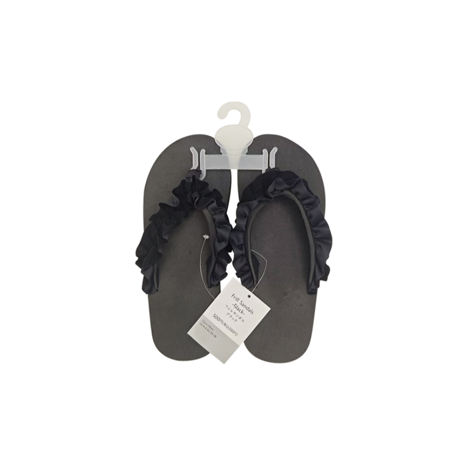 Frill Sandals EU 35-38 Black