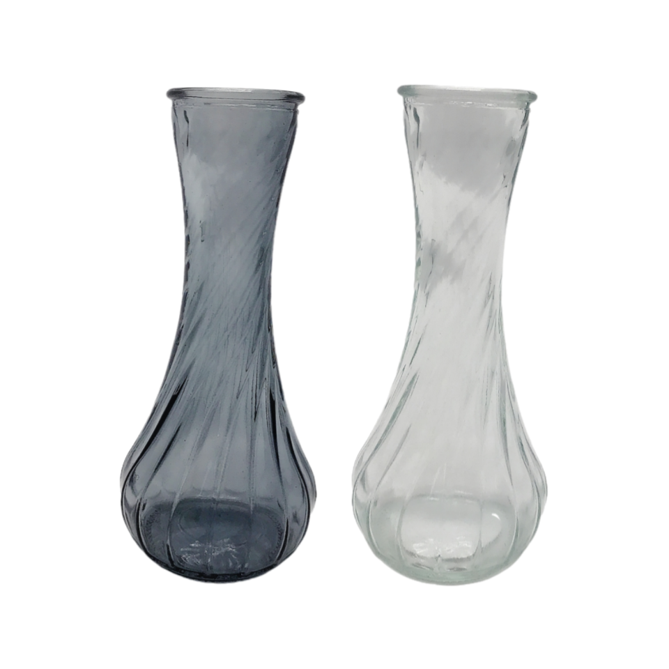 Glass Vase Twisted