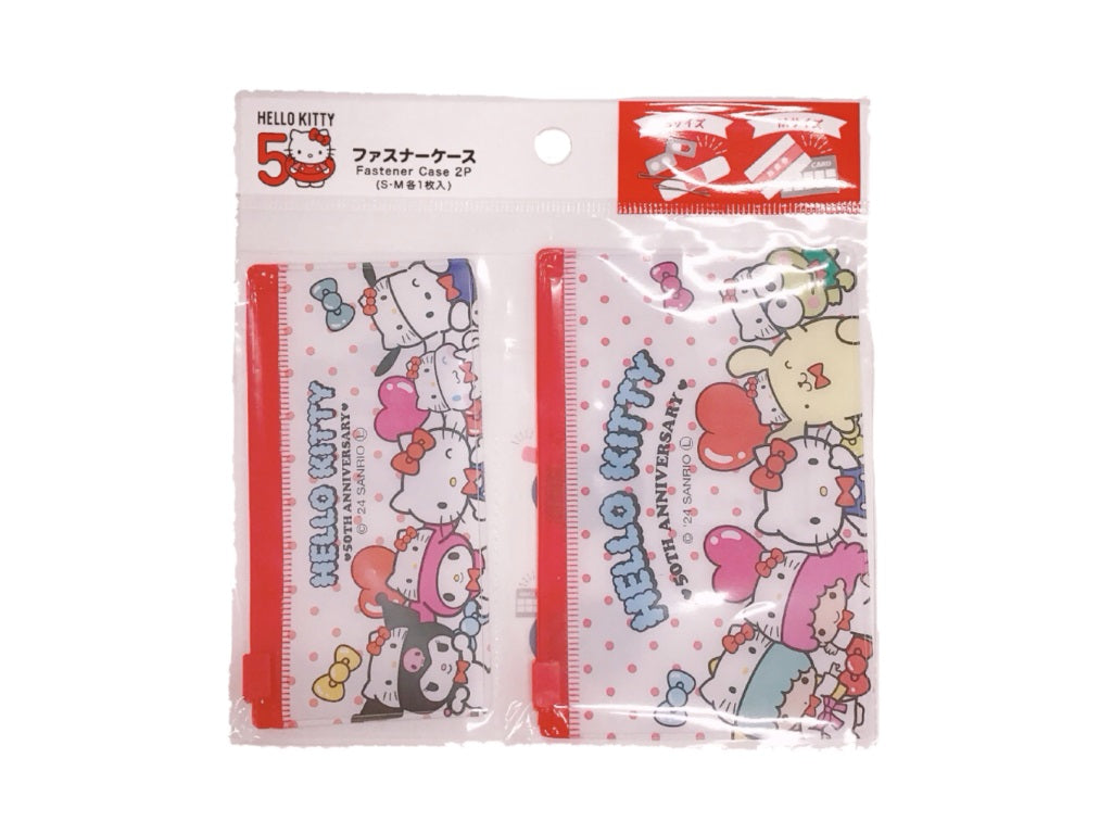 Hello Kitty Zipper Case Sanrio Characters 50th Anniversary