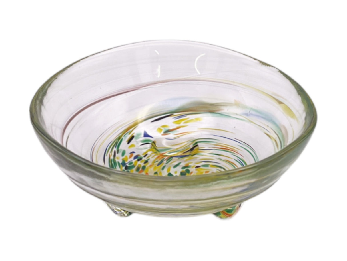 Colorful Dots Glass Mini Bowl Colorful