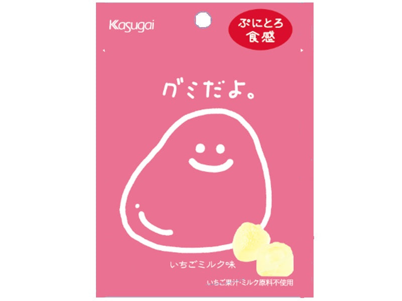 Kasugai Gummy Strawberry Milk Flavor 60g
