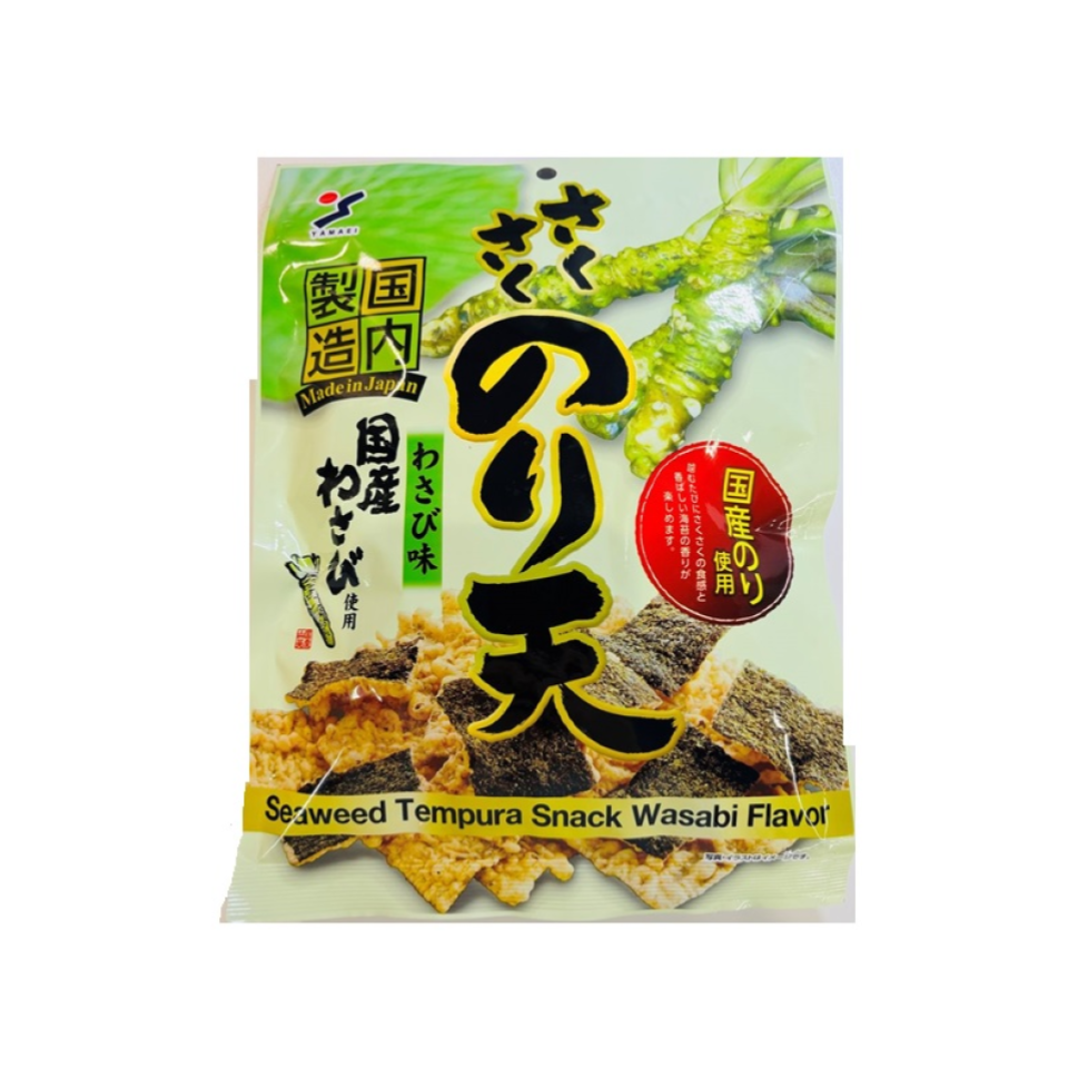 300YEN YAMAEISHOKUHIN Seaweed Tempura Snack Wasabi Flavor 70g