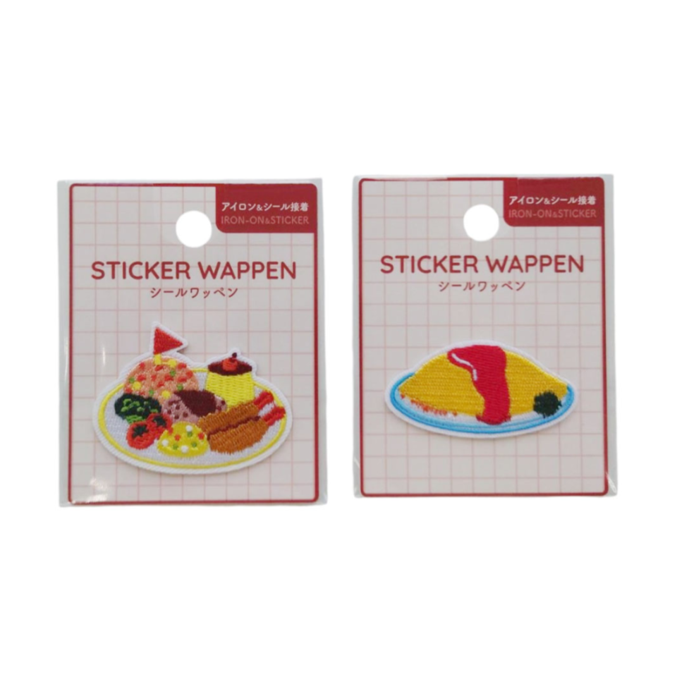 Sticker Wappen Real Touch Western Style Food