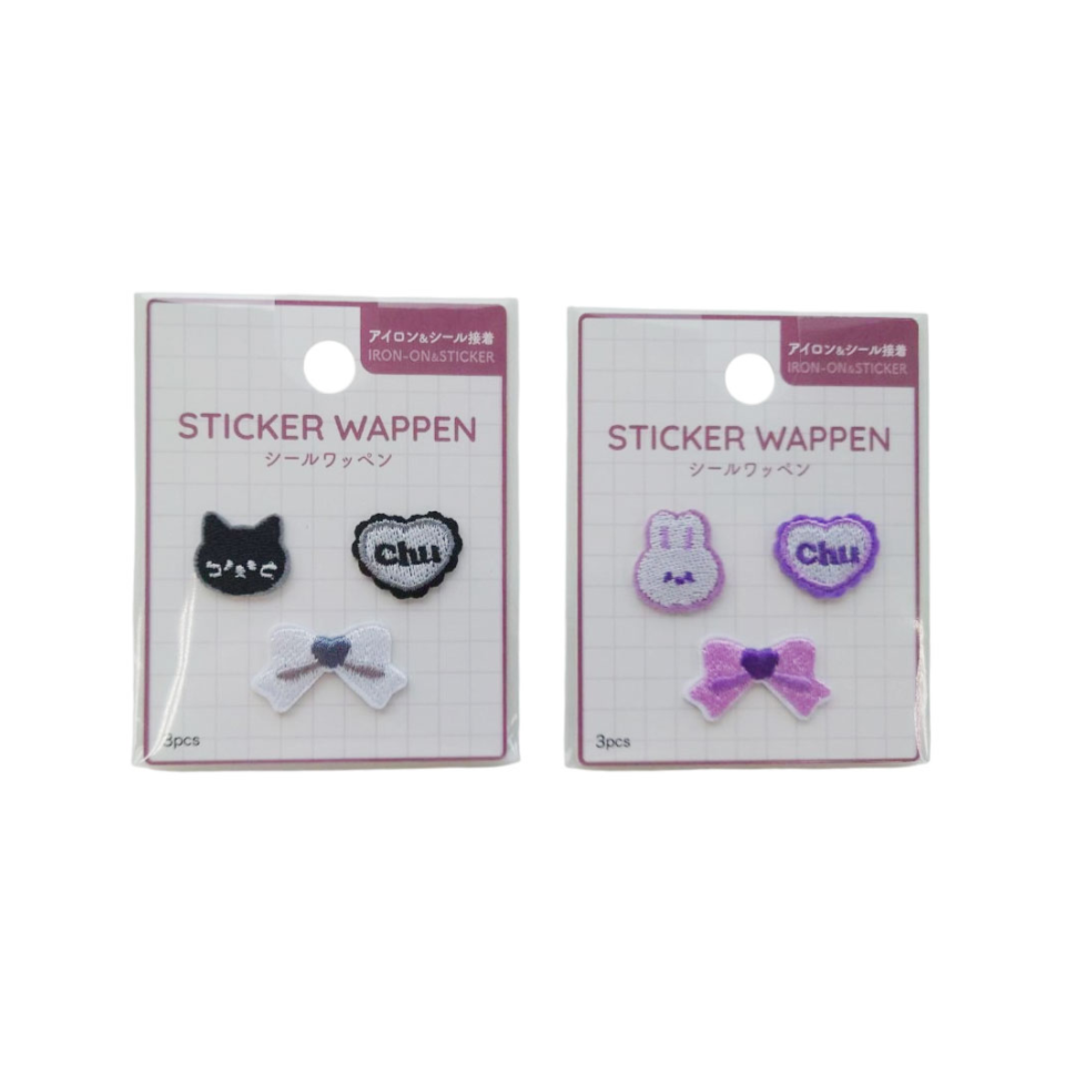 Sticker Wappen Oshikatsu Purple/Black