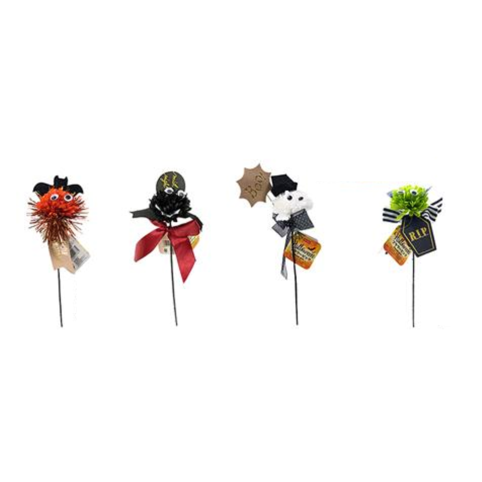 Halloween Flower Pick Assort