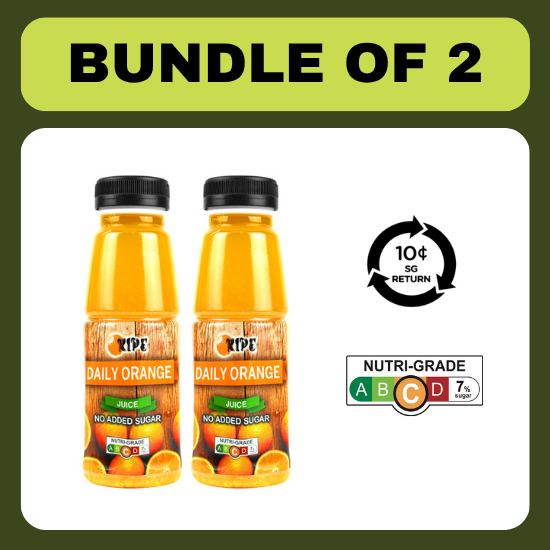 [BCRS] [Bundle of 2] Ripe Orange Juice 250ml