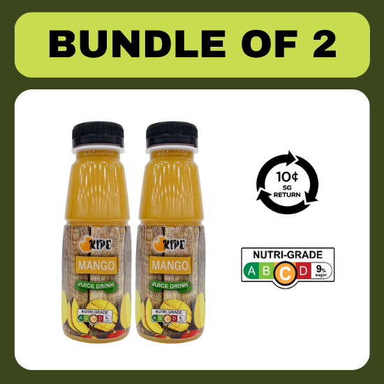 [BCRS] [Bundle of 2] Ripe Mango Juice 250ml