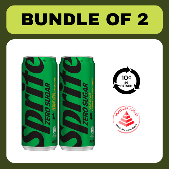 [BCRS] [Bundle of 2] Sprite Zero 320ml