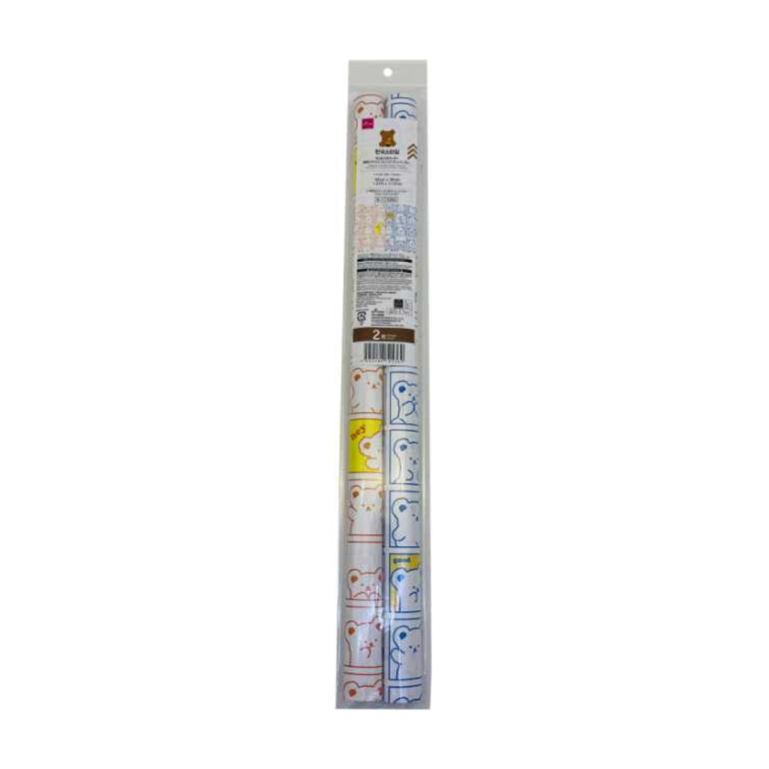 Wrapping Paper Korean Style Tonton Bear Orange Blue