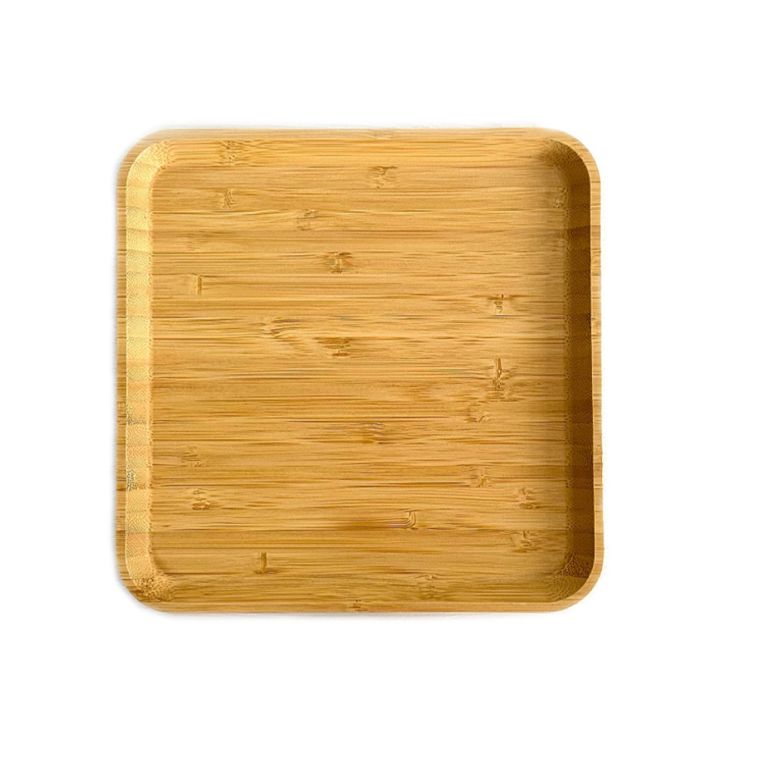 Bamboo Kitchen Plate Square