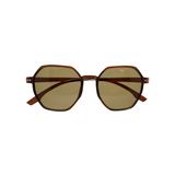 Fashion Glasses Octagon Brown