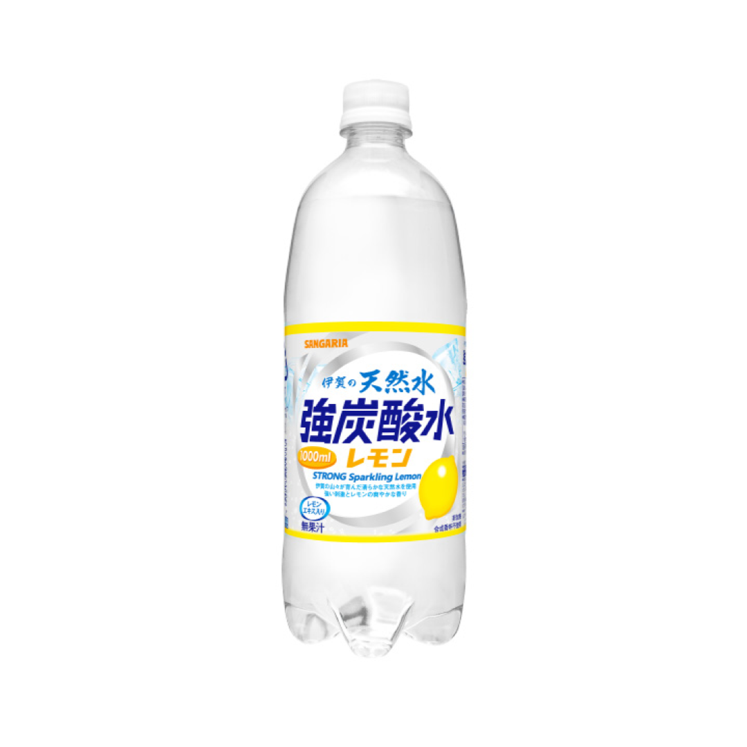 Sangaria Natural Water Strong Carbonated Lemon Water 1000ml