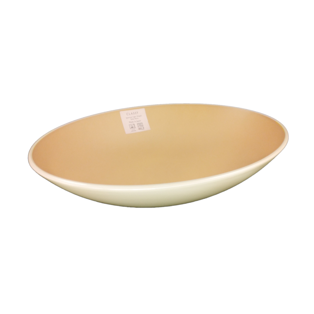Classy Oval Plate Ivory Dishwasher Safe
