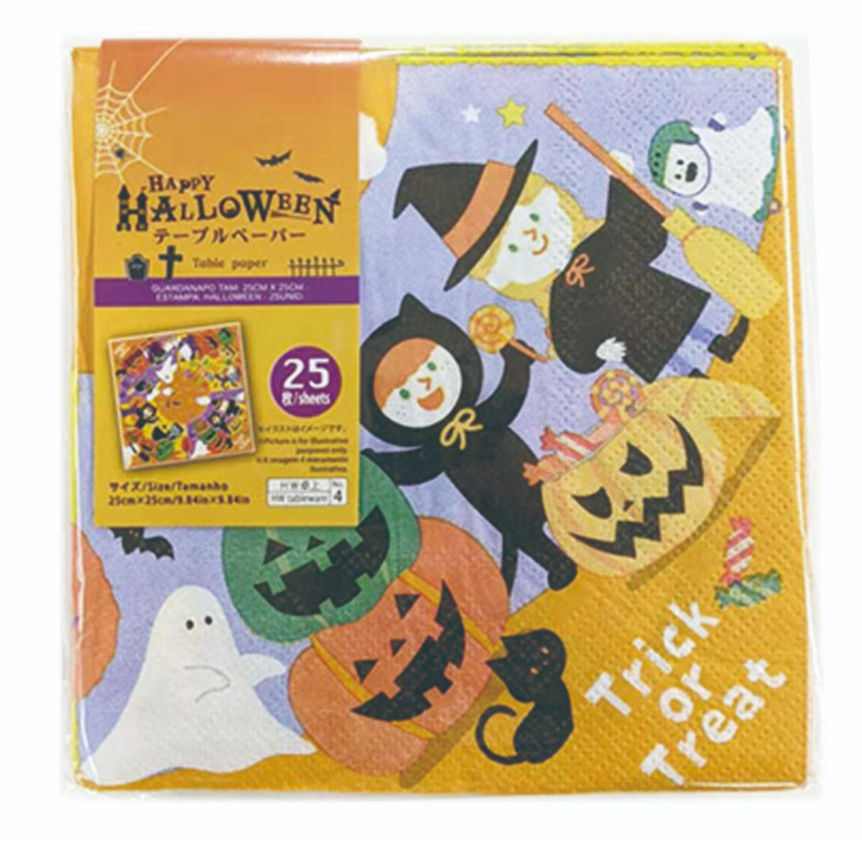 Halloween Table Paper 25cm x 25cm 25sheets