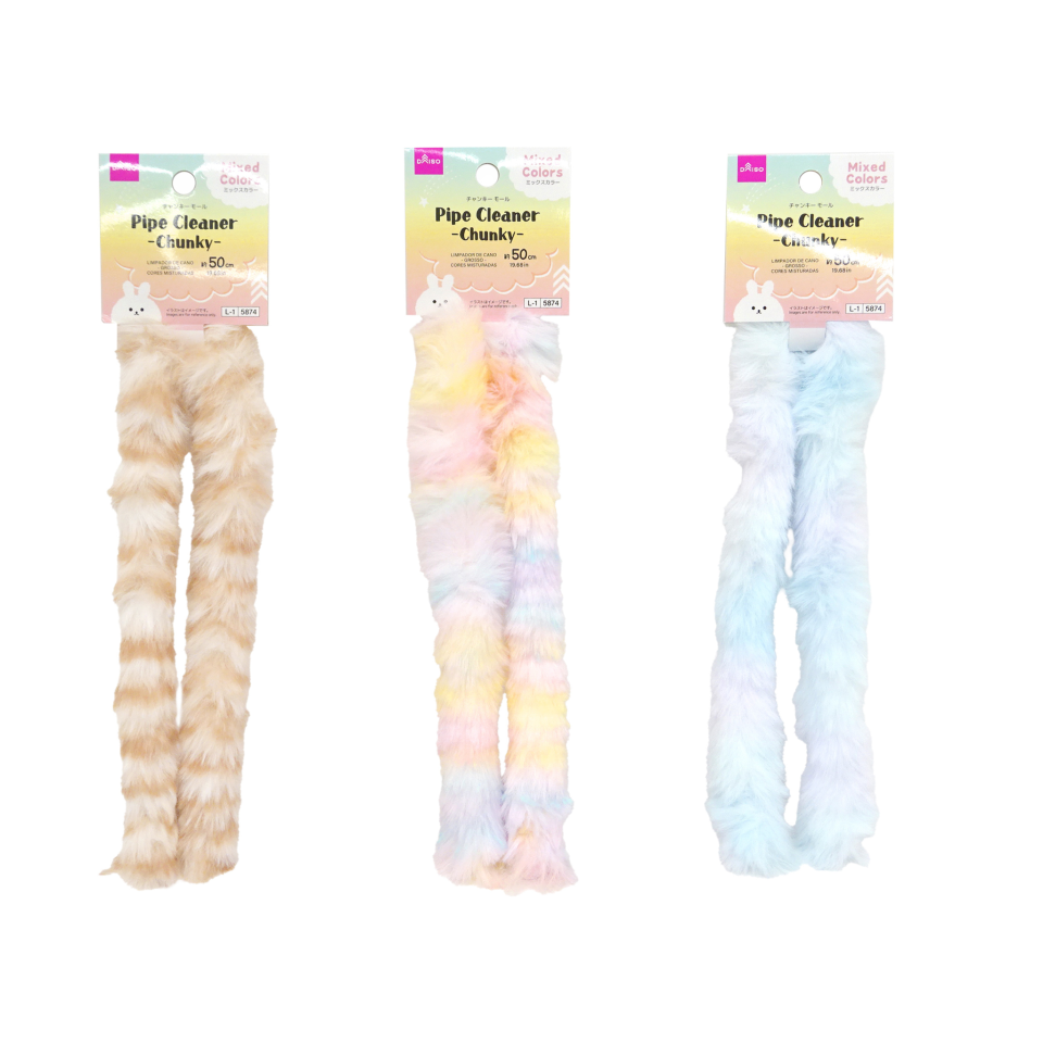 Pipe Cleaner Chunky Mixed Colors