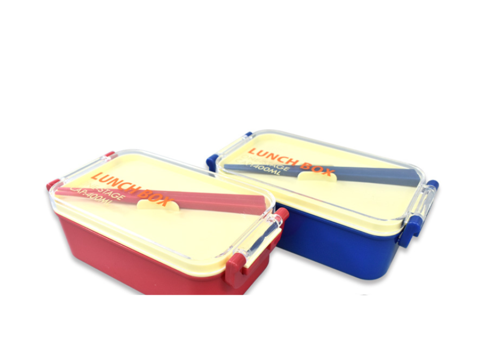 Lunch Box with Chopstick One Layer 400ml
