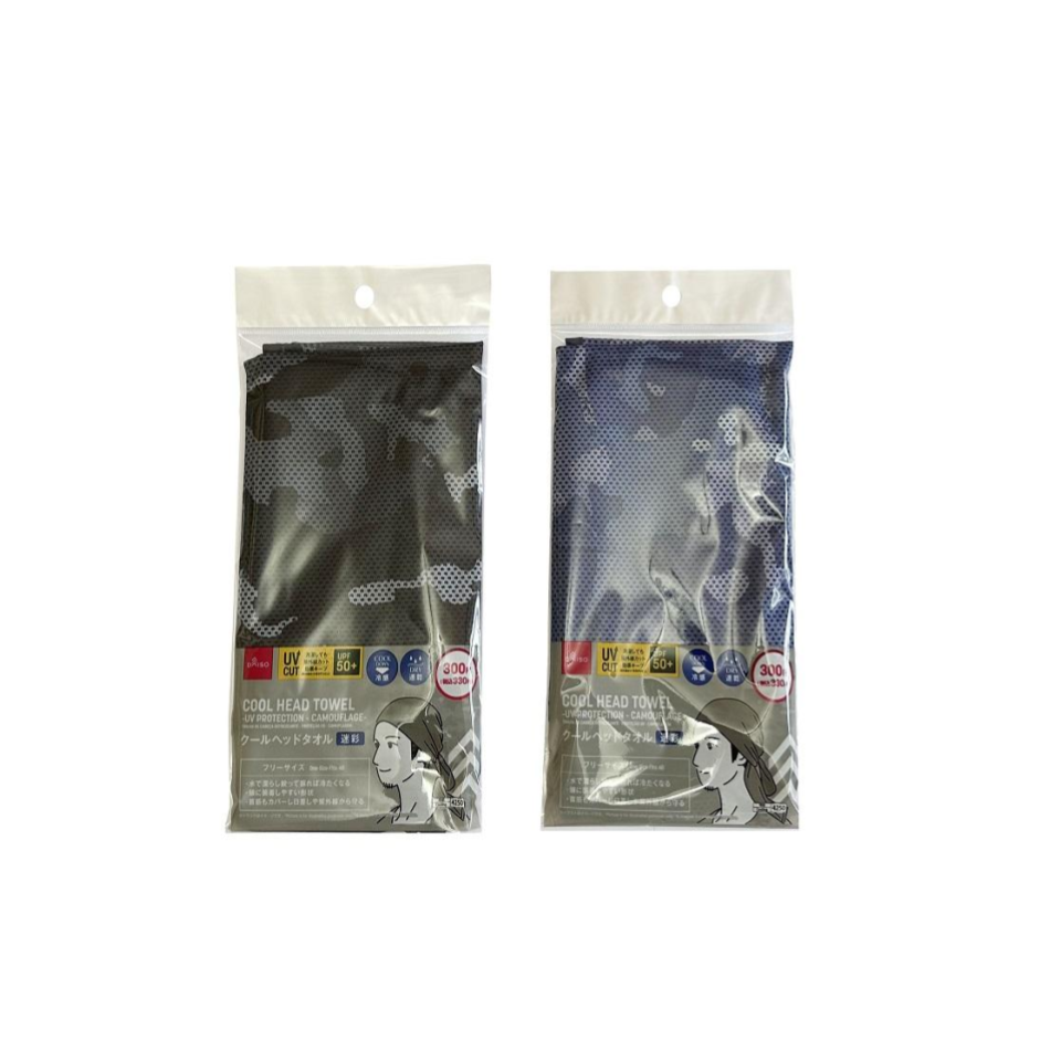 Cool Head Towel UV Protection Camouflage