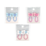 Hair Pony Set Pastel Ribbon