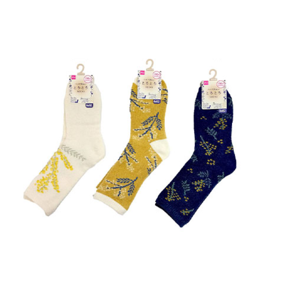 Smooth Touch Socks Chenille Yarn Mimosa