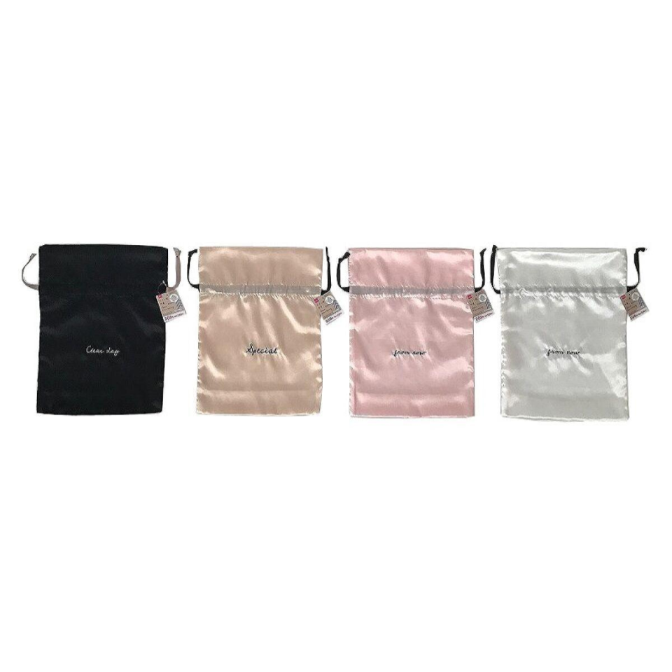 Satin Like Drawstring Bag 29cm x 10cm x 39cm
