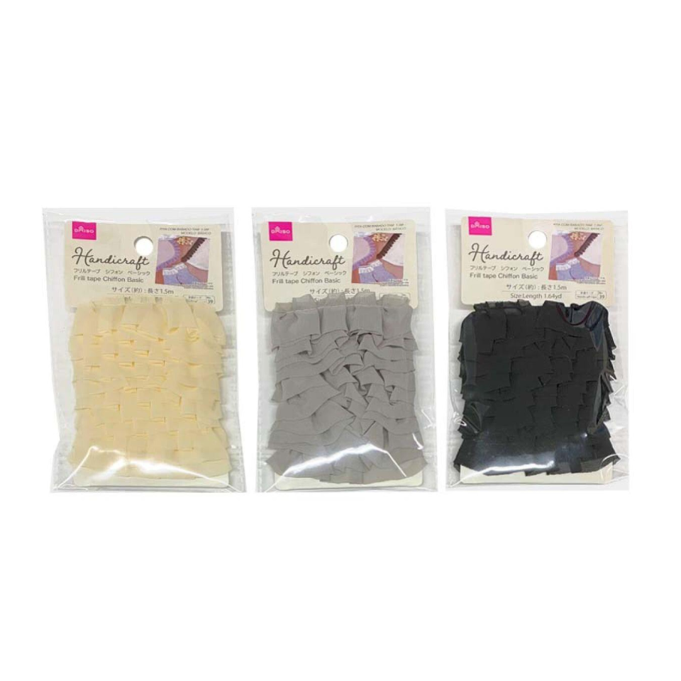 Frill Tape Chiffon Basic 1.5m