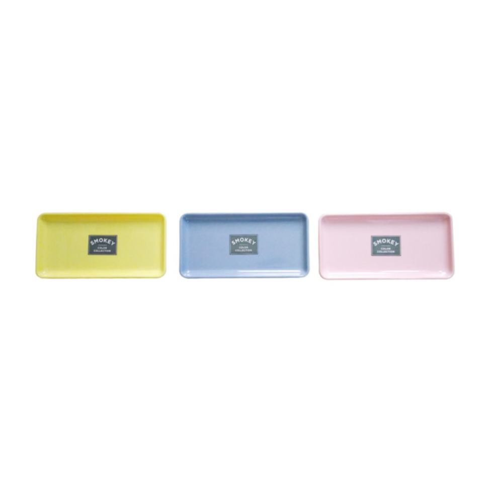 Melamine Coated Tray Smoky 22.5cm x 11.5cm