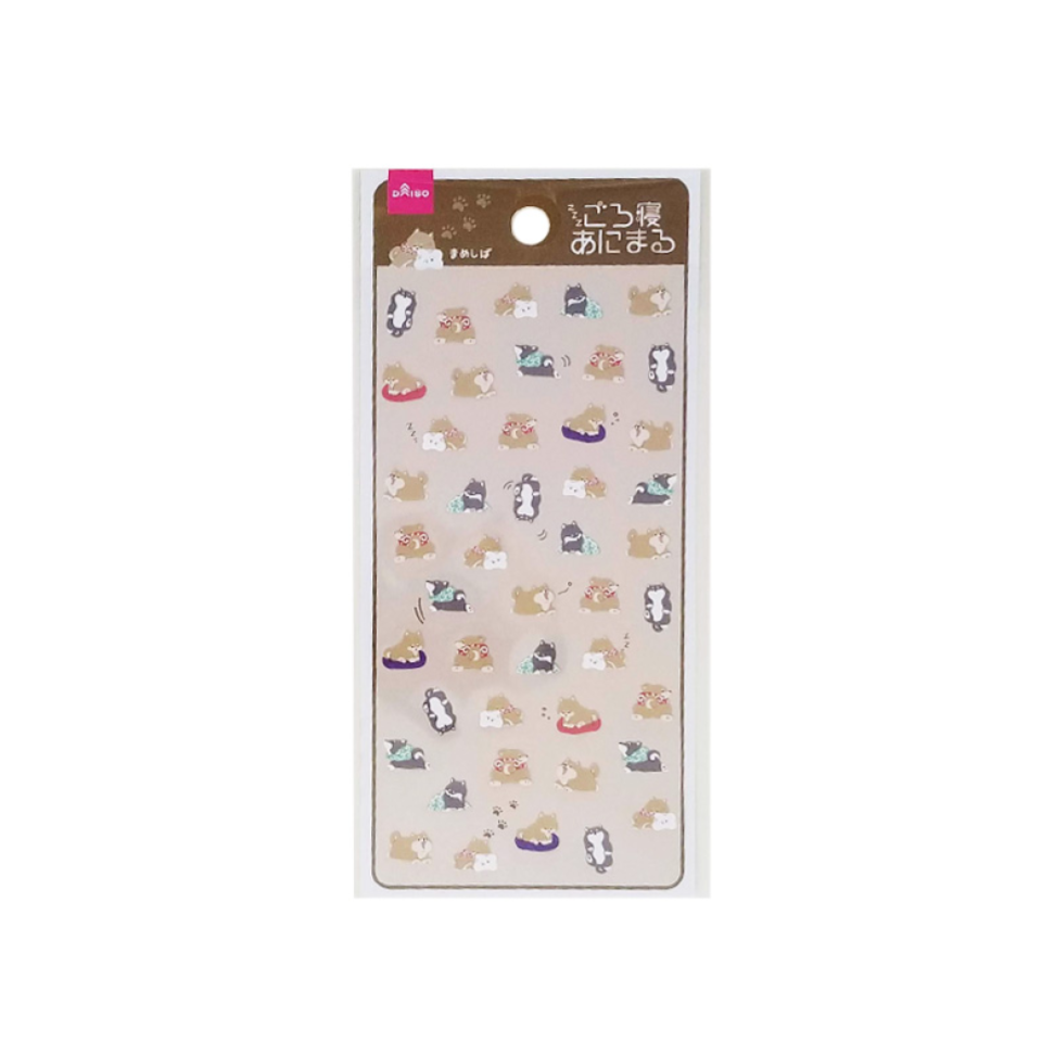 Sticker Sheet Lazy Animal Mameshiba