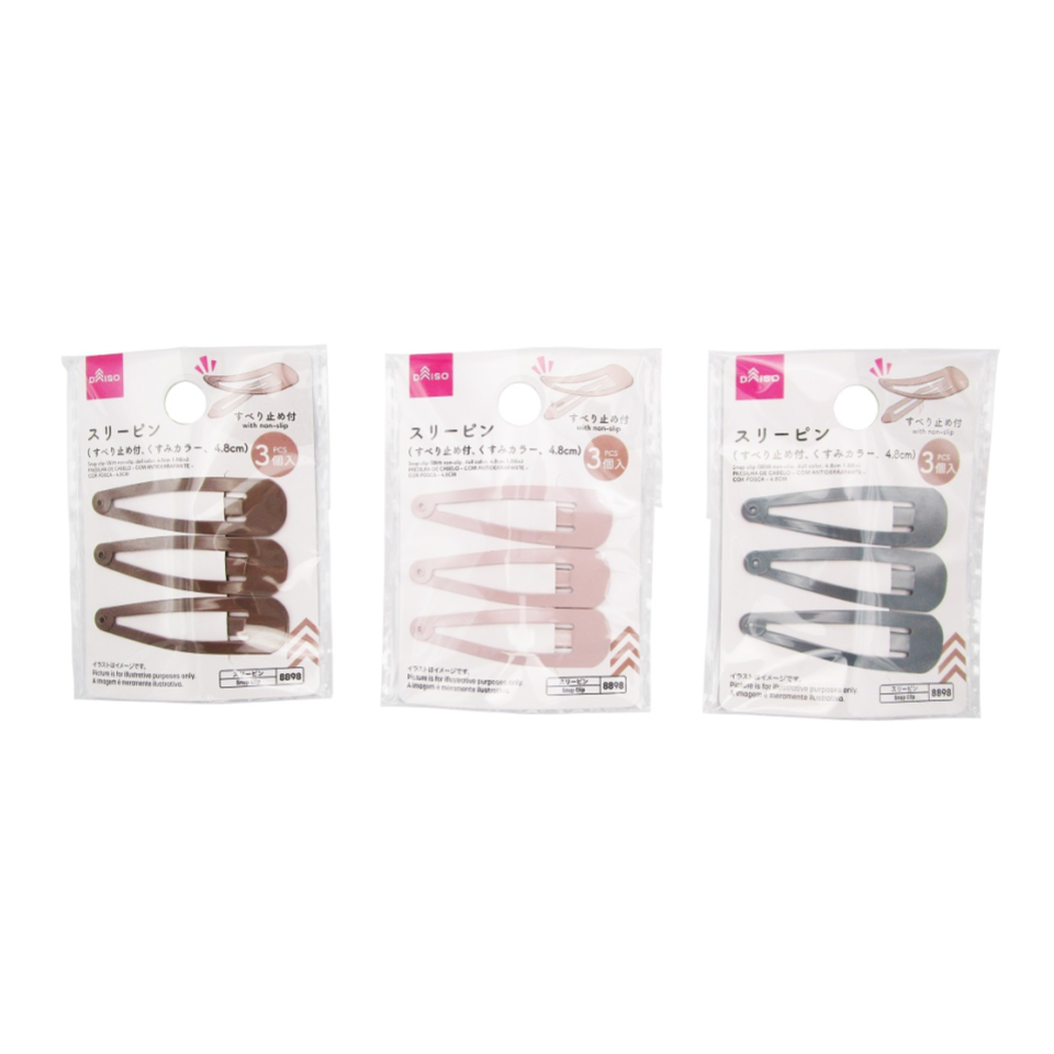 Snap Clip with Non Slip Dull Color 1.88in