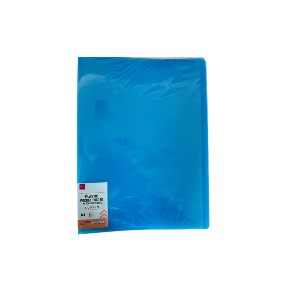 Pocket Folder A4 Blue