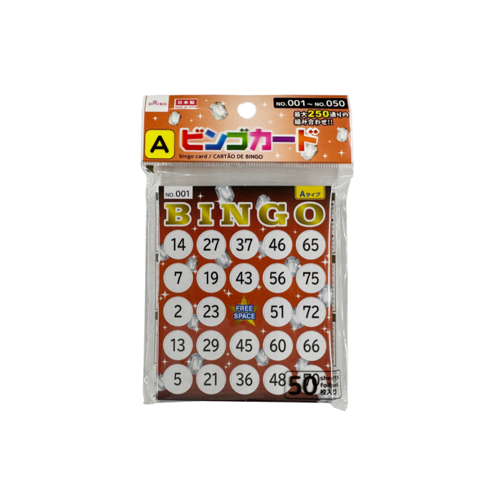 Bingo Card A