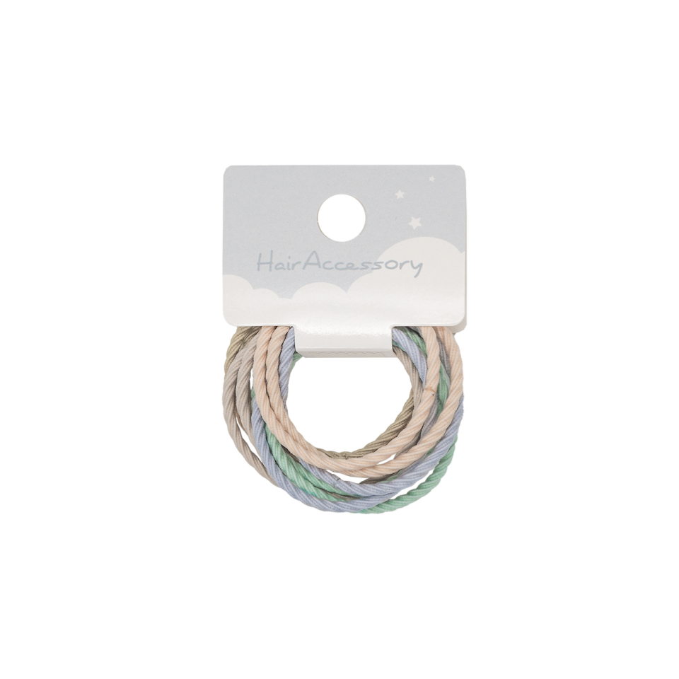 Hair Ties Set Twist Natural Color