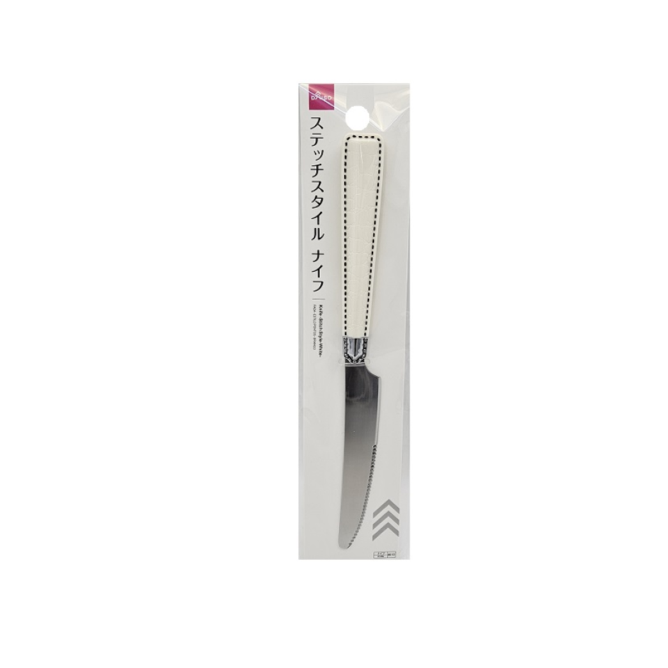 Knife Stitch Style White