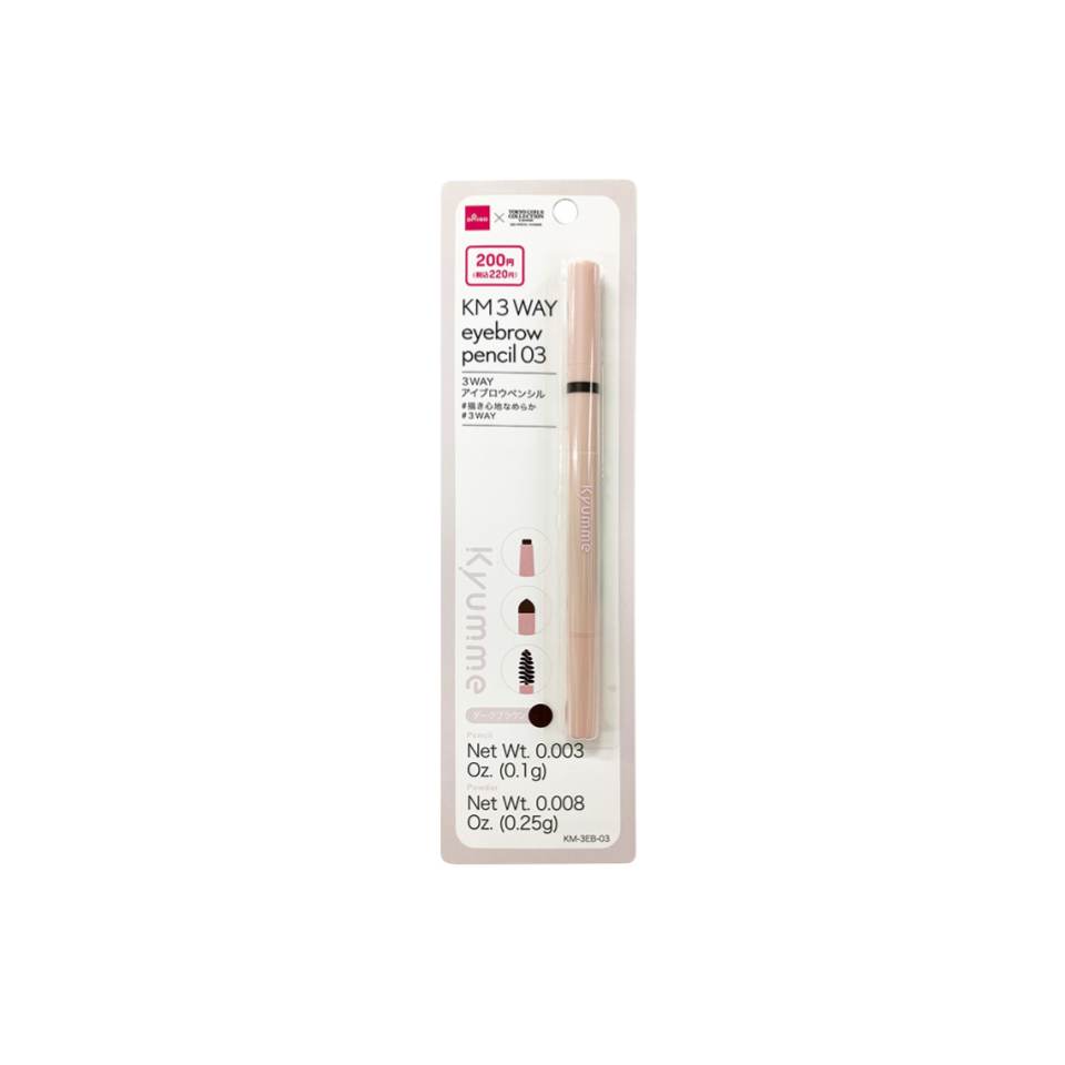 Kyumme Three Way Eyebrow Pencil 03