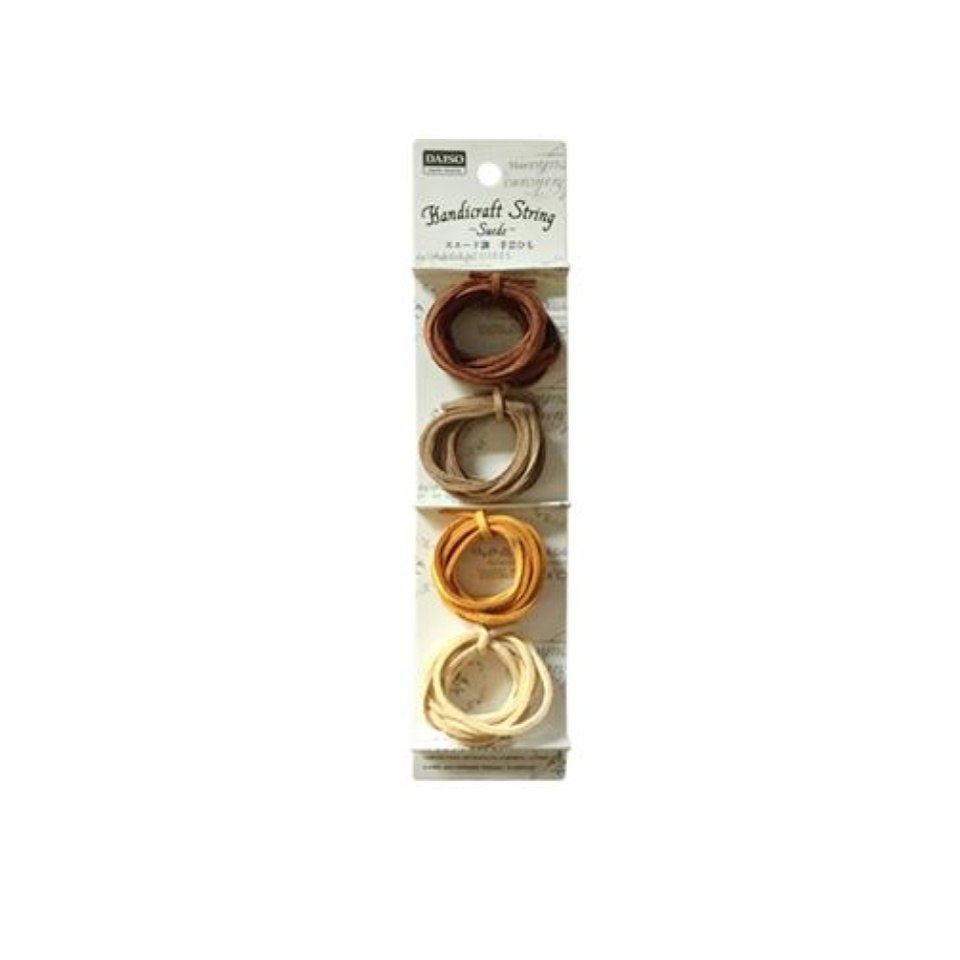 Craft String Suede Like Four Colors