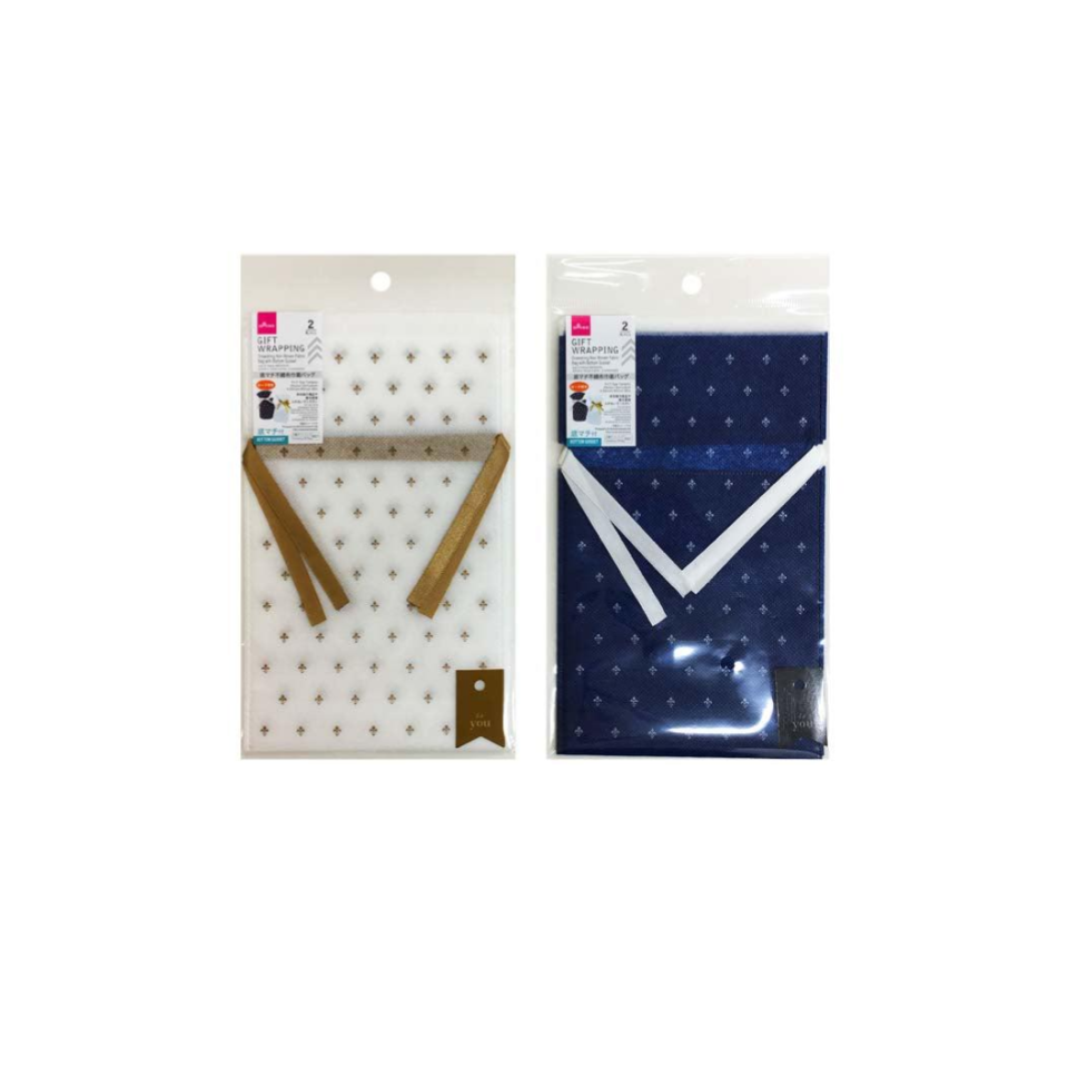 Drawstring Non Woven Fabric Bag with Bottom Gusset Iris 25cm x 16cm x 6cm