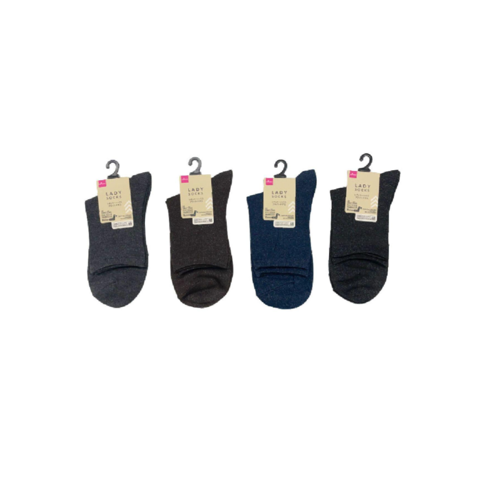 Regular Socks Adult Ladies Bright Nylon
